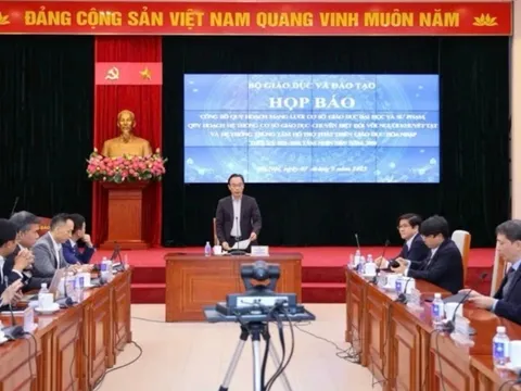 Đến năm 2030, hình thành các trung tâm giáo dục đại học lớn tại 4 vùng