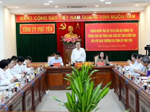 Chủ tịch Quốc hội đề nghị Phú Yên chủ động sắp xếp cấp xã