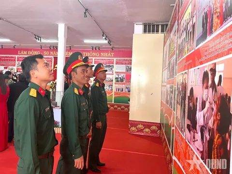 Triển lãm “Lâm Đồng - 50 năm niềm vui thống nhất”