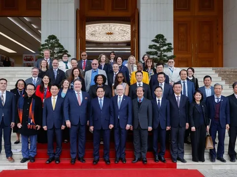 Thủ tướng Phạm Minh Chính tiếp đoàn 21 đại học hàng đầu Hoa Kỳ