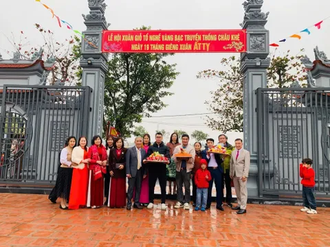 Di sản Làng mỹ nghệ vàng bạc Châu Khê - Hải Dương và lòng quyết tâm giữ nghề trong sự nghiệp đổi mới của Đất nước