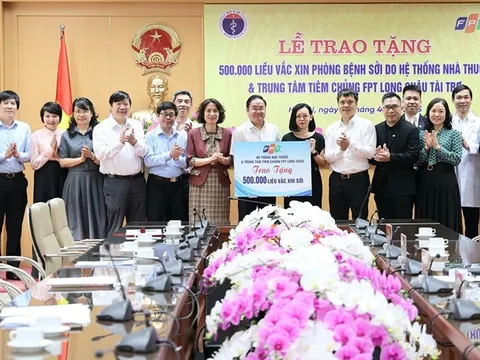 Bộ Y tế tiếp nhận thêm 500 nghìn liều vaccine sởi