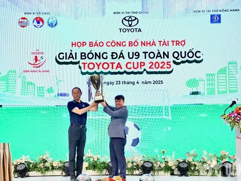 30 đội tranh tài Giải bóng đá U9 toàn quốc 2025