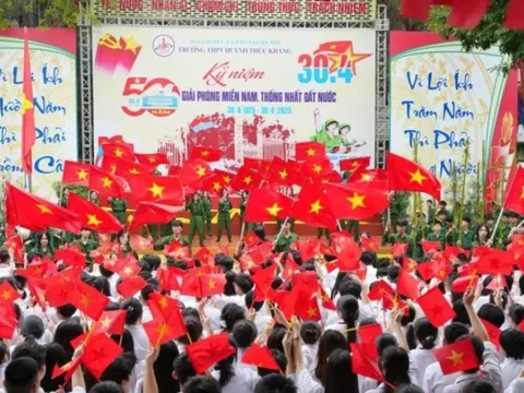 Các trường học tưng bừng kỷ niệm Ngày Giải phóng miền Nam, thống nhất đất nước