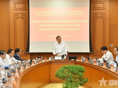Tổng Bí thư Tô Lâm chủ trì phiên họp Thường trực Ban Chỉ đạo Trung ương về phát triển khoa học, công nghệ, đổi mới sáng tạo và chuyển đổi số