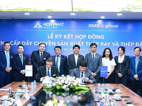 Hợp tác với SMS group của Đức - Hòa Phát trở thành doanh nghiệp duy nhất ở Đông Nam Á sản xuất ray tàu cao tốc