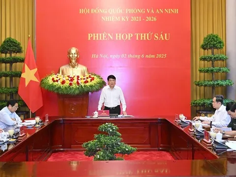 Chủ tịch nước chủ trì Phiên họp thứ sáu Hội đồng Quốc phòng và An ninh nhiệm kỳ 2021-2026