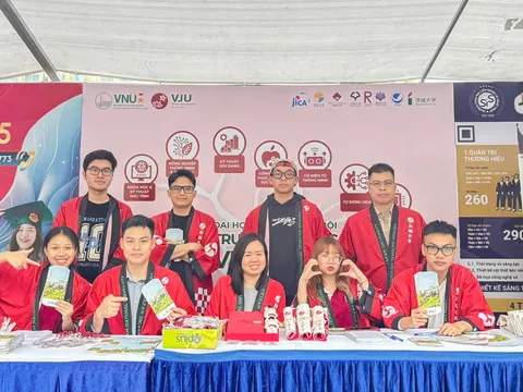 Trường đại học Việt Nhật, Đại học Quốc gia Hà Nội xét tuyển với 33 tổ hợp