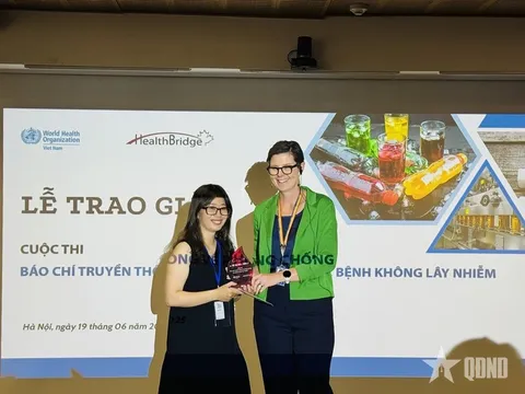 Trao giải báo chí “Truyền thông về phòng chống bệnh không lây nhiễm”