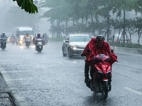 Thời tiết hôm nay (21-6): Nhiều nơi có mưa rào và rải rác có dông