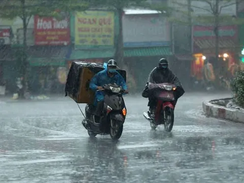 Thời tiết hôm nay (23-6): Mưa dông bao trùm khu vực Bắc Bộ, Tây Nguyên và Nam Bộ