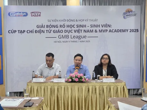 Khởi động Giải Bóng rổ Học sinh - Sinh viên: Cup Tạp chí điện tử Giáo dục Việt Nam & MVP Academy 2025