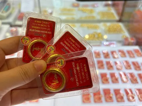 Giá vàng hôm nay (10-7): Vàng miếng, vàng nhẫn đồng loạt giảm