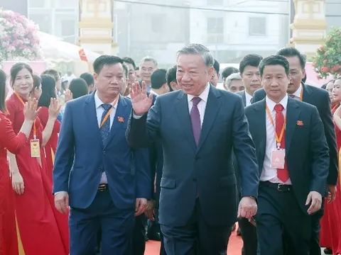 Tổng Bí thư Tô Lâm dự Đại hội đại biểu Đảng bộ xã Nghĩa Trụ lần thứ I