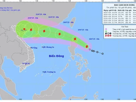 Áp thấp nhiệt đới mạnh lên thành bão số 3