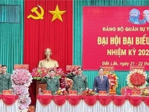 Đại hội đại biểu Đảng bộ Quân sự tỉnh Đắk Lắk nhiệm kỳ 2025-2030