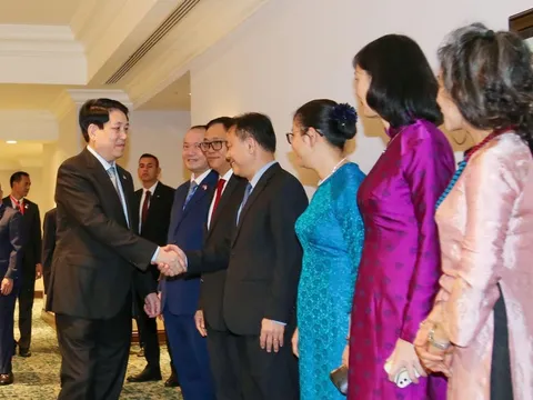 Chủ tịch nước Lương Cường làm việc với các Đại sứ Việt Nam tại châu Phi