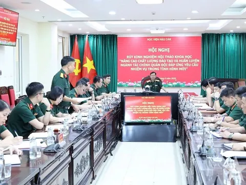 Học viện Hậu cần tổ chức hội nghị rút kinh nghiệm Hội thảo khoa học về ngành Tài chính Quân đội