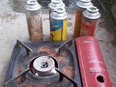 Chấn thương nghiêm trọng vì bình ga mini phát nổ