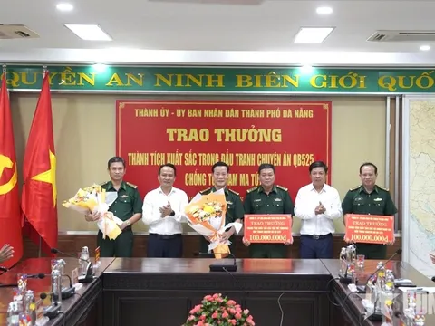 Thành phố Đà Nẵng trao thưởng nóng cho Ban Chuyên án QB525