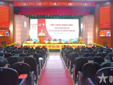 Hội thảo khoa học “Tuyên ngôn Độc lập - Giá trị lịch sử và tầm vóc thời đại”