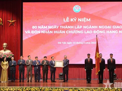 Tổng Bí thư Tô Lâm dự Lễ kỷ niệm 80 năm Ngày thành lập ngành Ngoại giao Việt Nam
