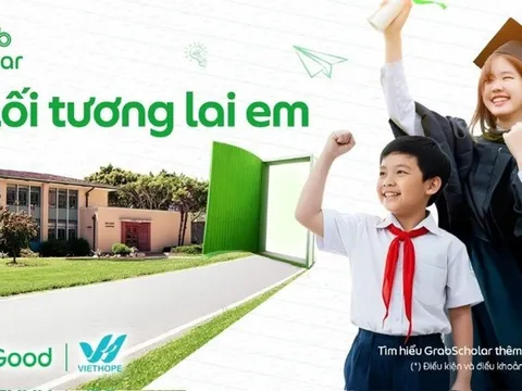 Triển khai chương trình học bổng GrabScholar dành cho học sinh, sinh viên tại Việt Nam