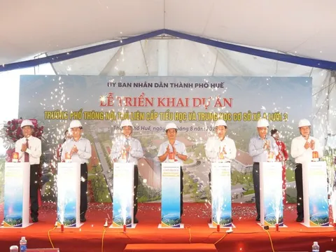 Triển khai dự án Trường phổ thông nội trú liên cấp tại A Lưới, phục vụ hơn 3.000 học sinh