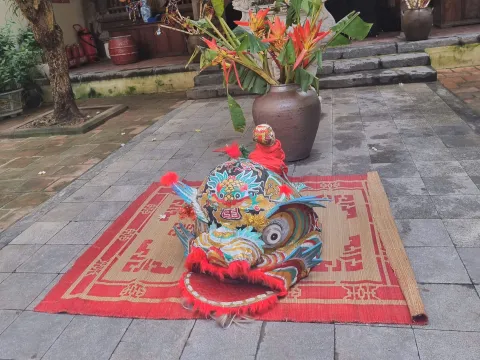 “Trăng Ta”: Tái hiện đầu sư tử truyền thống Bắc Bộ và ứng dụng di sản trong đời sống đương đại