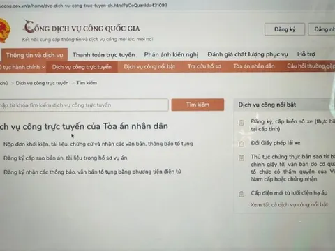 Tăng tính minh bạch, hiệu quả xét xử từ thủ tục tố tụng điện tử