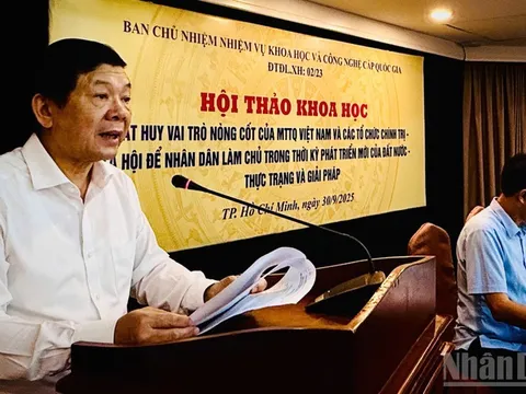 Phát huy vai trò nòng cốt của Mặt trận Tổ quốc Việt Nam và các tổ chức chính trị-xã hội