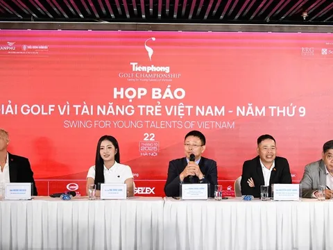 Khởi động Tiền Phong Golf Championship 2025: Lan tỏa tinh thần “Vì tài năng trẻ Việt Nam”