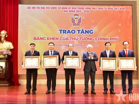 Đại hội Thi đua yêu nước Cơ quan Ủy ban Trung ương MTTQ Việt Nam giai đoạn 2025-2030