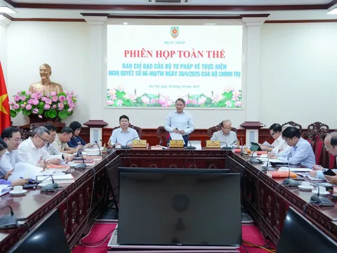 Thúc đẩy đổi mới công tác xây dựng và thi hành pháp luật theo tinh thần Nghị quyết 66-NQ/TW