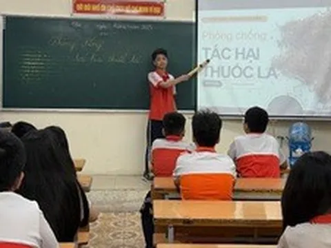 Từ bài giảng không khói thuốc đến khát vọng trường học an toàn, nhân ái