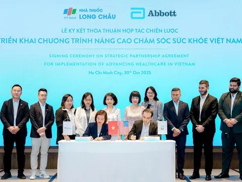 Abbott cùng FPT Long Châu triển khai hợp tác chiến lược toàn diện "Nâng cao chăm sóc sức khỏe Việt Nam"