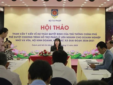 Lấy ý kiến về chương trình hỗ trợ pháp lý cho doanh nghiệp