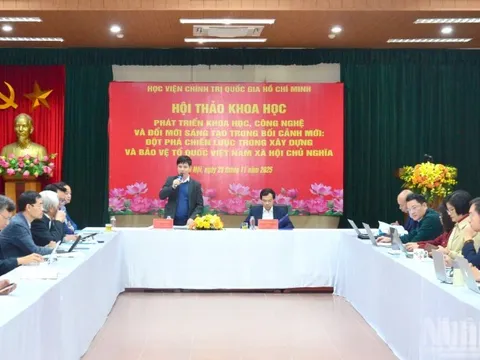 Xây dựng hệ sinh thái thúc đẩy phát triển khoa học, công nghệ và đổi mới sáng tạo trong bối cảnh mới