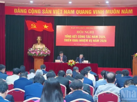 Ban Tổ chức Trung ương tổng kết công tác năm 2025, triển khai nhiệm vụ năm 2026