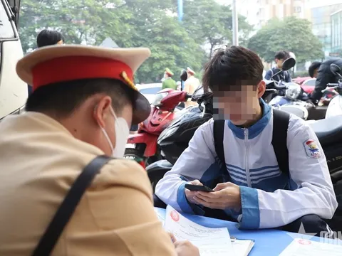 Hà Nội: Phát hiện, xử lý 1.679 học sinh vi phạm trật tự, an toàn giao thông trong tháng 1-2026