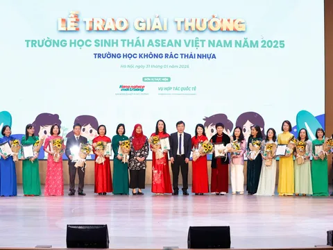 Vinh danh 60 trường học đạt Giải thưởng Trường học sinh thái ASEAN Việt Nam 2025