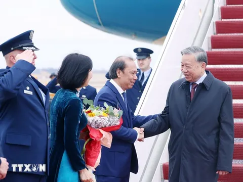 Tổng Bí thư Tô Lâm đến Hoa Kỳ dự cuộc họp khai mạc Hội đồng Hòa bình về Gaza