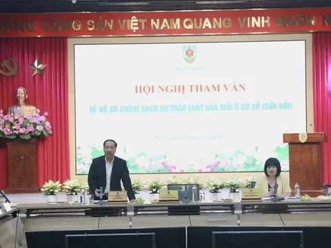 Tham vấn về hồ sơ chính sách Luật Hòa giải ở cơ sở (sửa đổi)