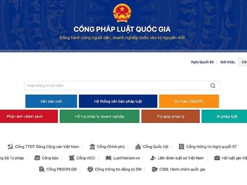 Cổng Pháp luật quốc gia phải lấy người dân và doanh nghiệp làm trung tâm