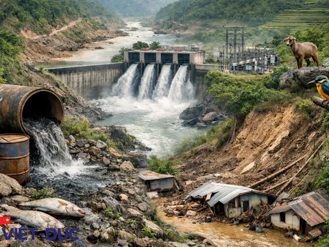 Xử phạt 320 triệu đồng Công ty Cổ phần Thủy điện Trạm Tấu do không có Giấy phép môi trường