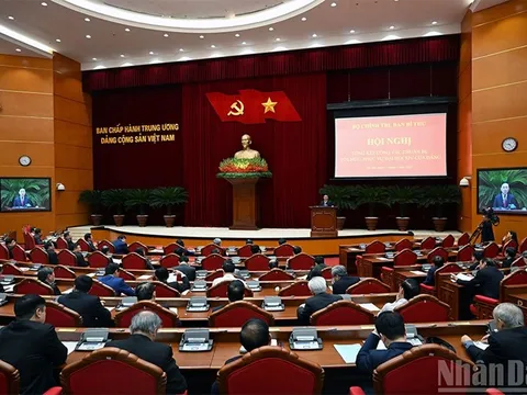 Thường trực Ban Bí thư chủ trì Hội nghị tổng kết công tác chuẩn bị, tổ chức, phục vụ Đại hội XIV của Đảng