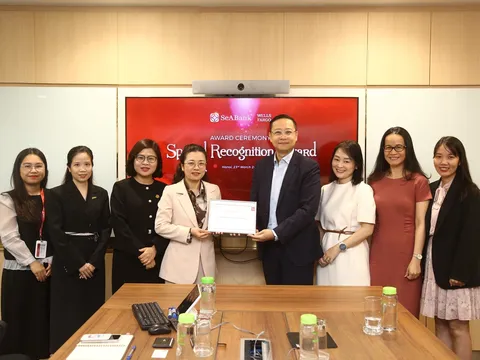 Wells Fargo trao tặng Giải thưởng “Ngân hàng được công nhận đặc biệt về thanh toán quốc tế 2024 - 2025” cho SeABank