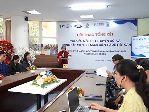 Chuyển đổi và cung cấp sách giáo khoa điện tử dễ tiếp cận cho học sinh khuyết tật chữ in
