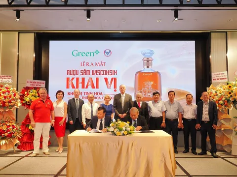 Tập đoàn Green+ ra mắt Rượu Sâm Wisconsin Khai Vị: Tinh hoa giao thoa, nâng tầm trải nghiệm ẩm thực Việt