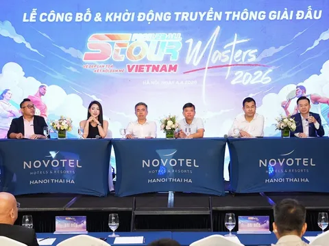 Khởi động STour Pickleball Vietnam Masters 2026, quy tụ 7.000 vận động viên trên toàn quốc